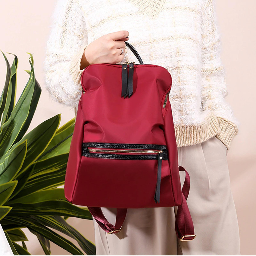 MOCA Womens Girls Nylon Medium BackPack back bag for Womens Girls