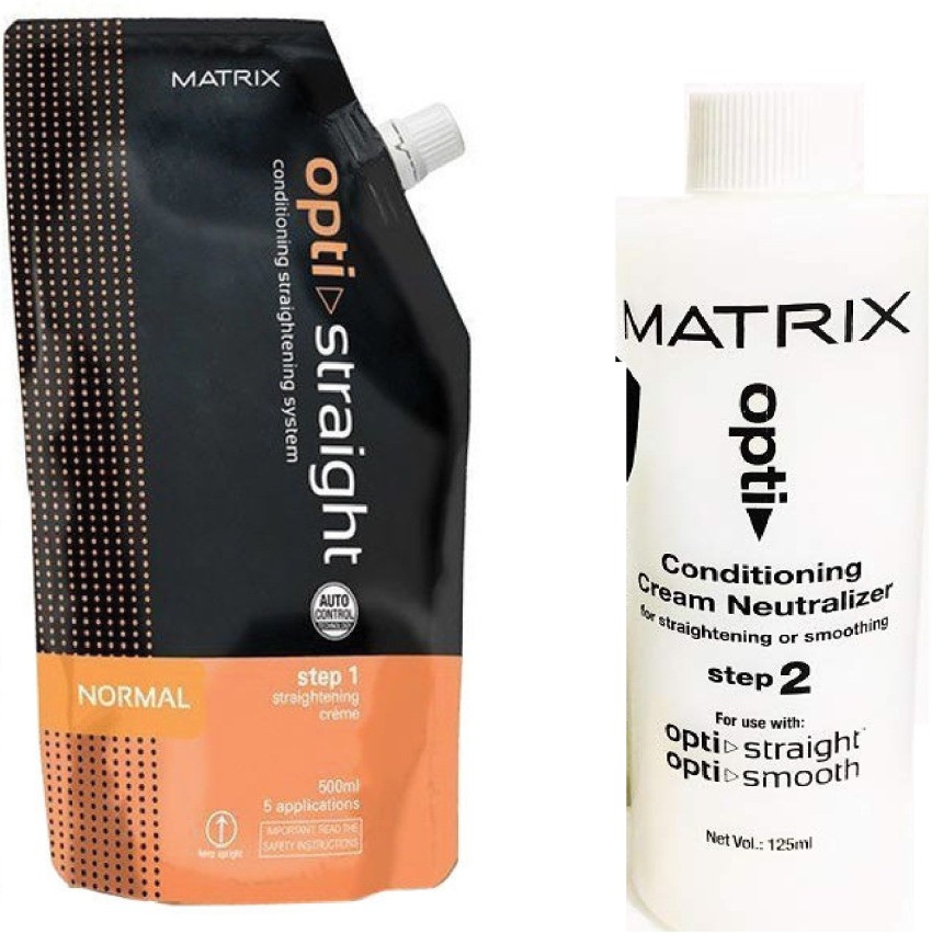 Matrix hair straightening clearance cream and neutralizer price