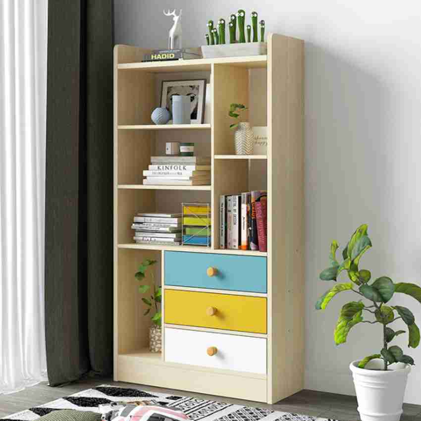 Buy Kawachi Wooden Corner Wall Decor Display Cabinet Bookshelf
