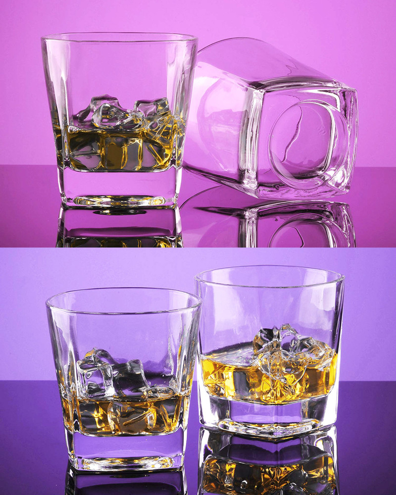 Square hotsell tumbler glass