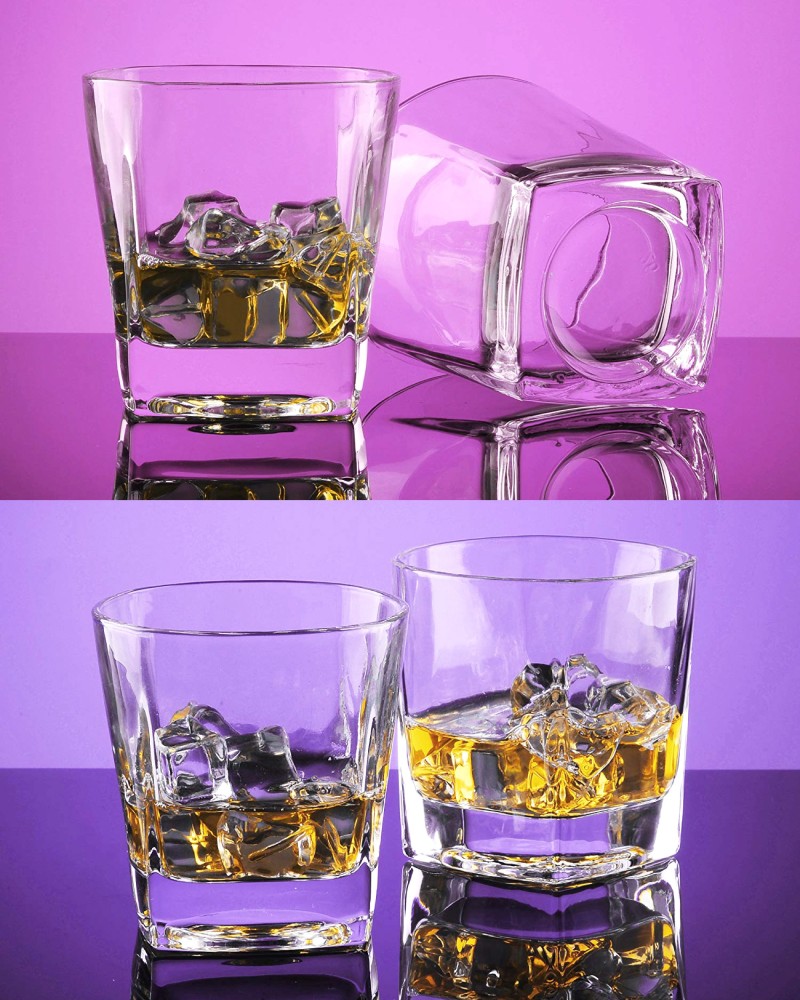 Square Crystal Whiskey Glasses & Tumblers, Glassware