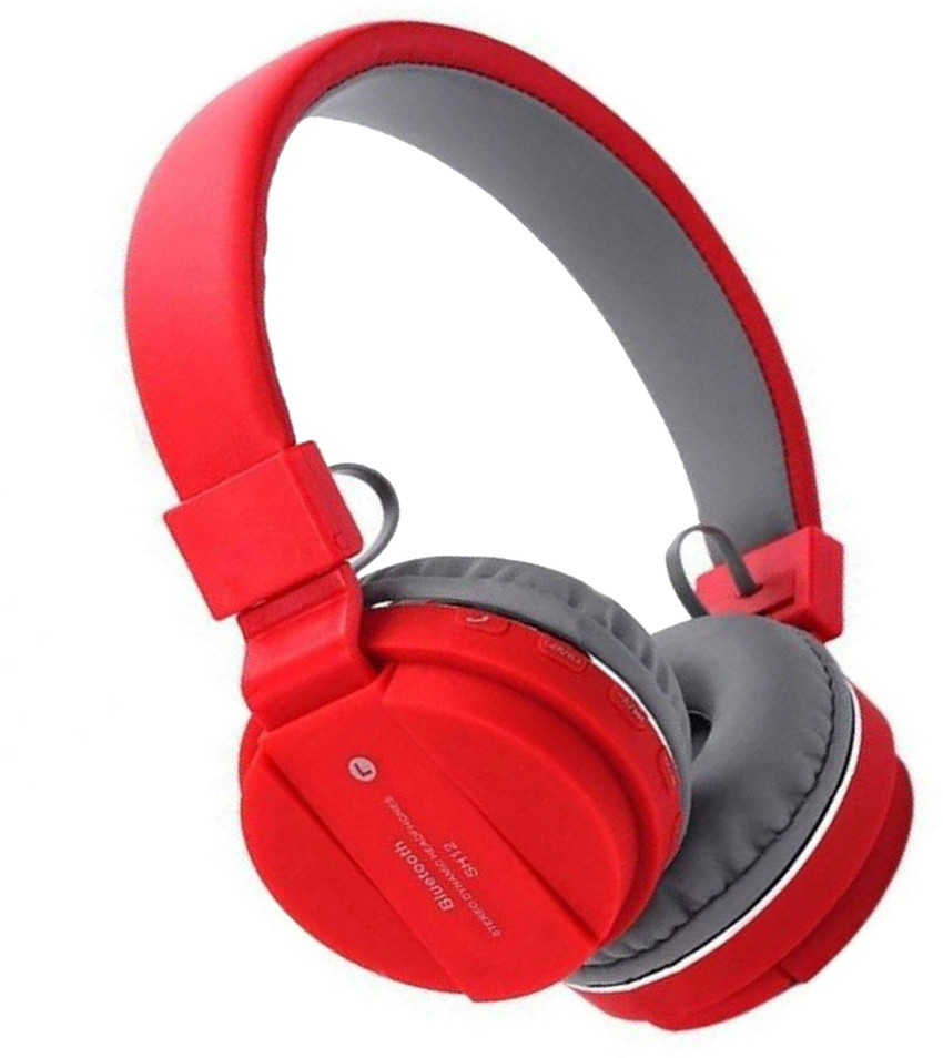 BIRATTY SH12 Wireless Bluetooth Headphone with Mic with FM and SD