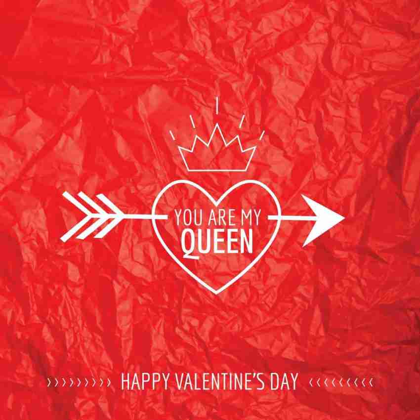 KD you are my queen Sticker Poster Paper Print - Quotes & Motivation  posters in India - Buy art, film, design, movie, music, nature and  educational paintings/wallpapers at