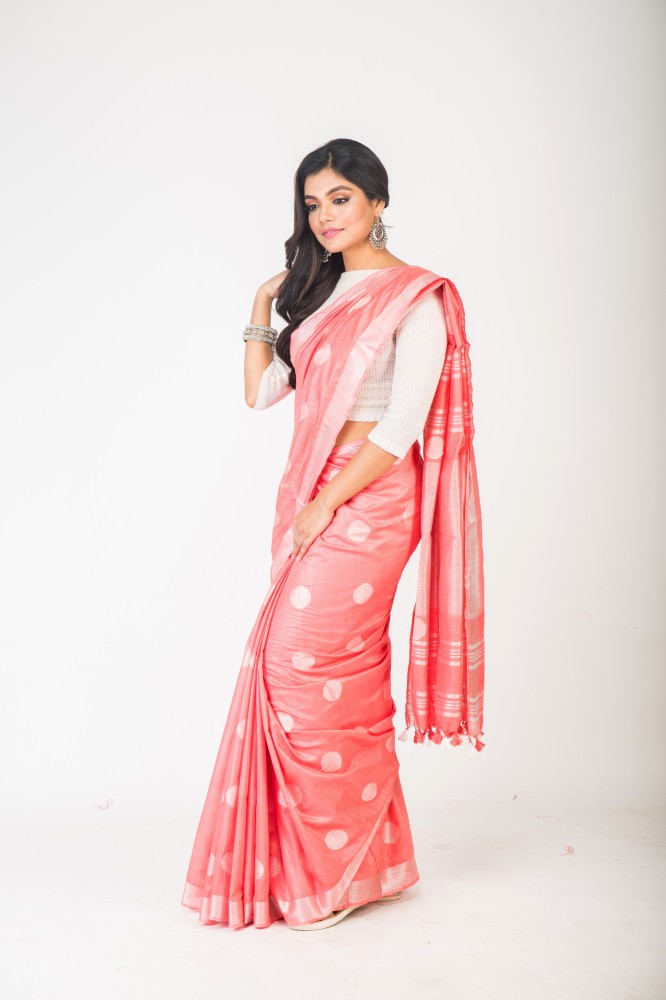 Casual Wear Minu Cotton Ajrakh Printed Designer Saree, 5.5 m (separate  blouse piece)