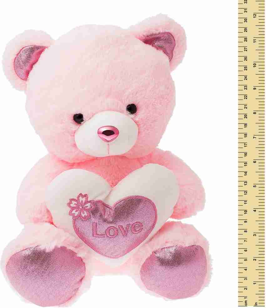 Dimpy Stuff Bear With Heart (Sparkle Love) - 30 cm - Bear With  