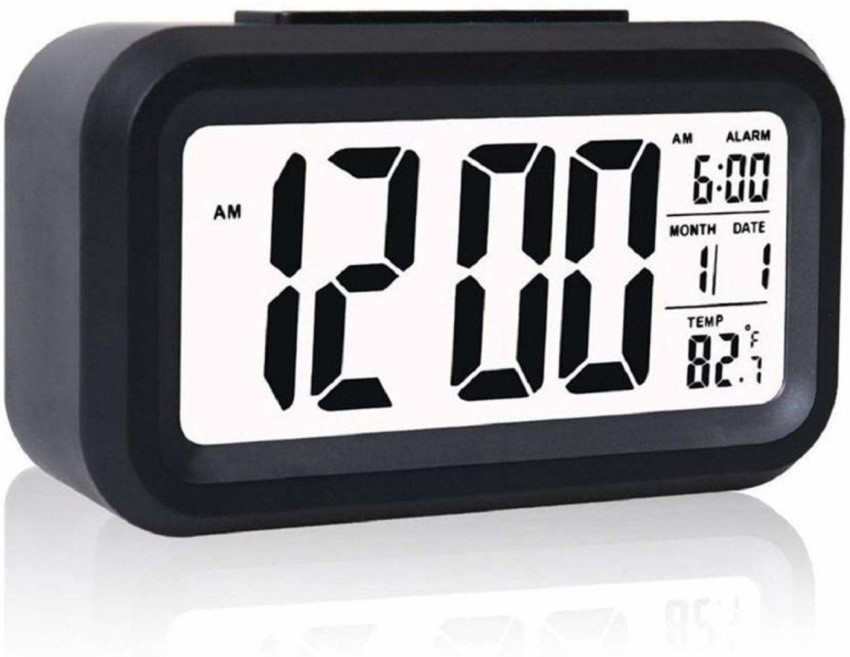 Buy HINMIN Smart Night Light Plastic Digital Alarm Clock with Date