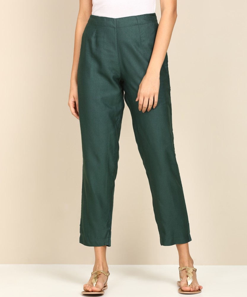 Buy Cotton Tapered Casual Pant for Women Online at Fabindia  10718550