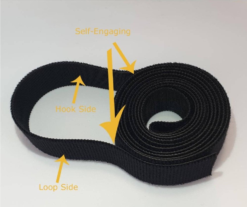 Buy 2 Inch Black Double Sided Hook and Loop Online