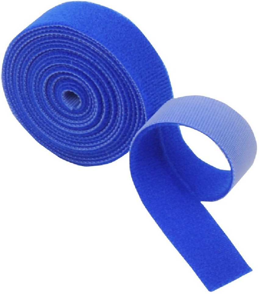 Vardhman Self Gripping Double Sided Hook and Loop fastener Tape, Reusable,  20 mm, Pack of 2 mts , color Royal Blue Stick-on Velcro Price in India -  Buy Vardhman Self Gripping Double