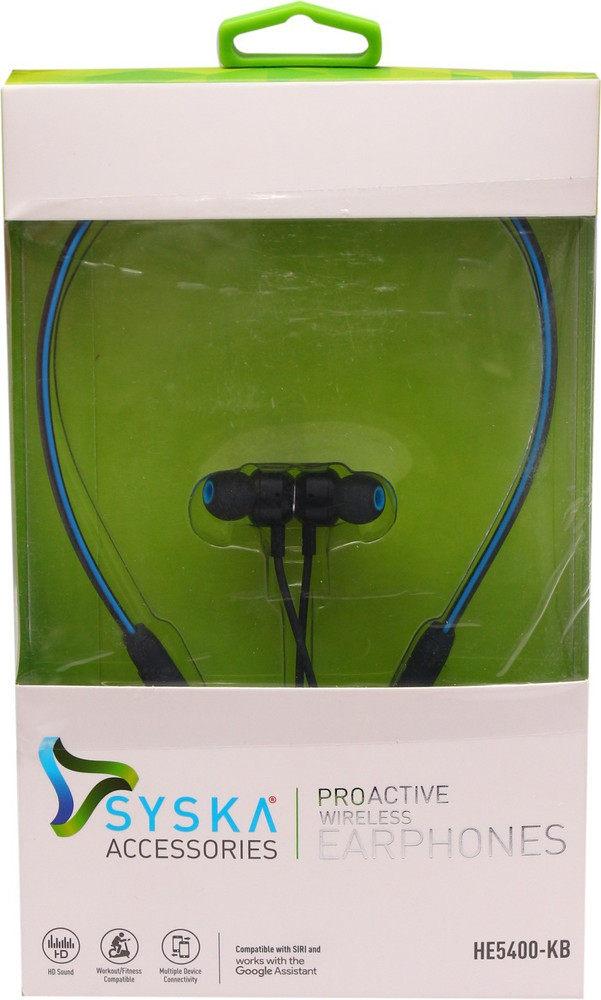 Syska proactive 2025 wireless earphones he5400
