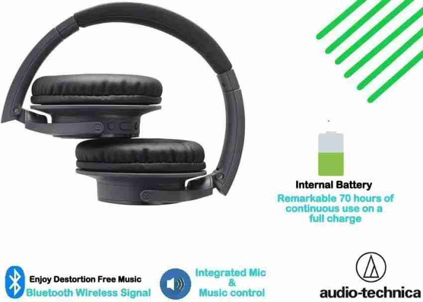 Audio Technica ATH-SR30BTBK Bluetooth Headset Price in India - Buy 