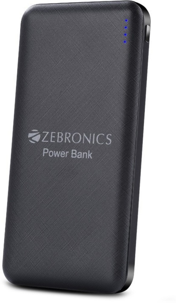 ZEBRONICS 10000 mAh Power Bank Price in India - Buy ZEBRONICS