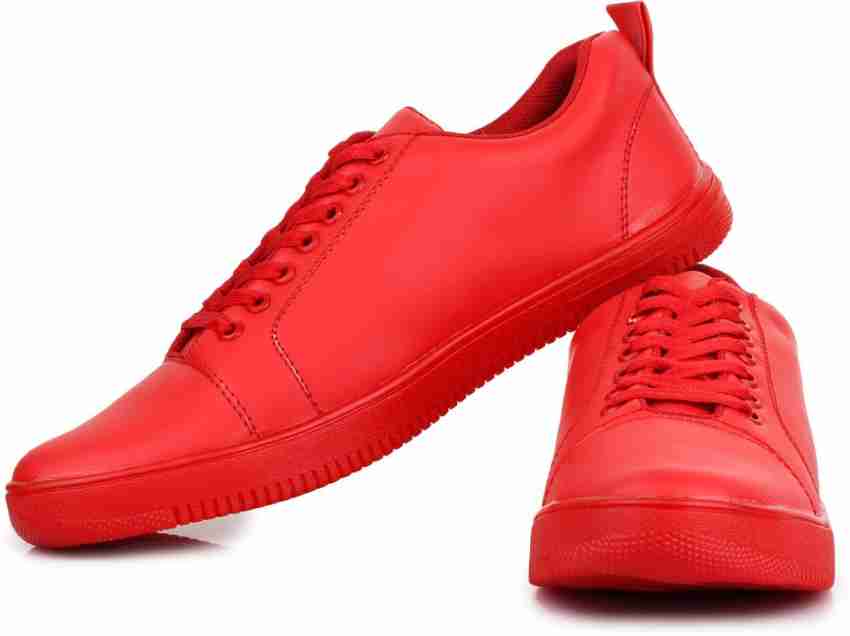 Full red 2025 shoes mens