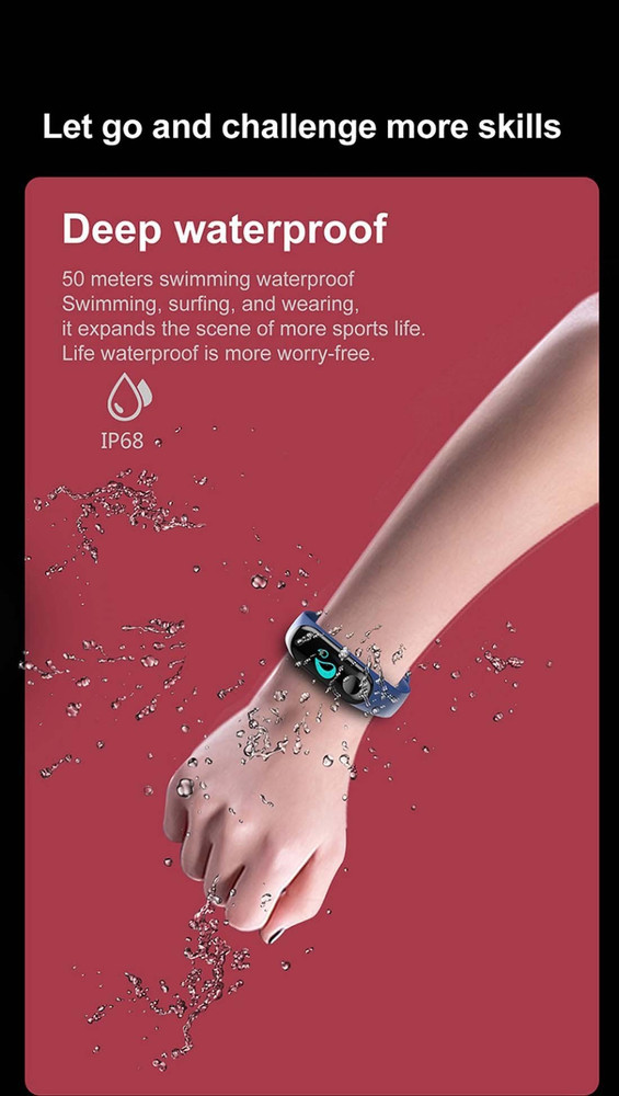 Rr m3 black 010 fitness smart band sales