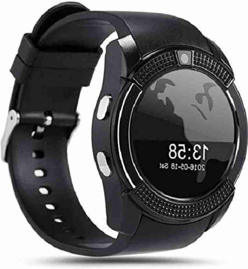 Nk choudhary 4G Mobiles smart watch V8 Black Smartwatch Price in India Buy Nk choudhary 4G Mobiles smart watch V8 Black Smartwatch online at Flipkart