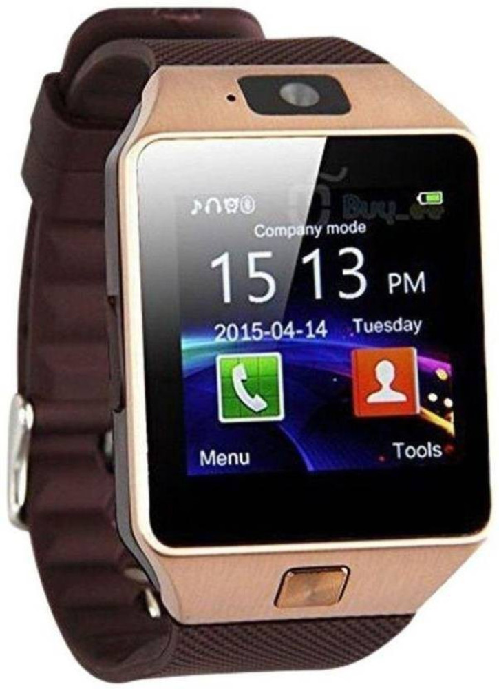 ShutterBugs Dz 09 Gold Notifier Health Smartwatch Price in India Buy ShutterBugs Dz 09 Gold Notifier Health Smartwatch online at Flipkart
