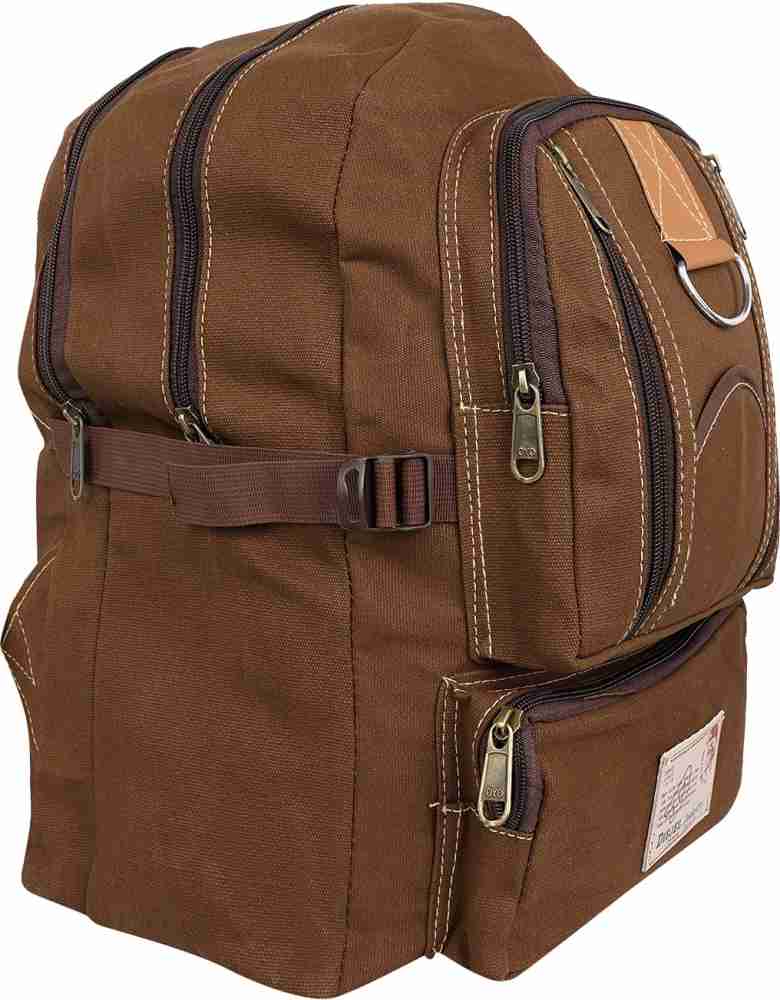 Topper Denim Canvas Casual Backpack School Bag College Bag Fashion bag Laptop Bag for Boys Girls Men Women. 26 Liters 18 inches 26 L Backpack Coffee Price in India Flipkart