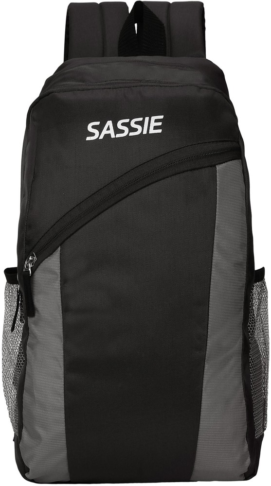 SASSIE Black School Bag II Genuine Backpack II Multiuse bag II Smart Tuition Bag 21 Ltr SSN 1124 Waterproof School Bag