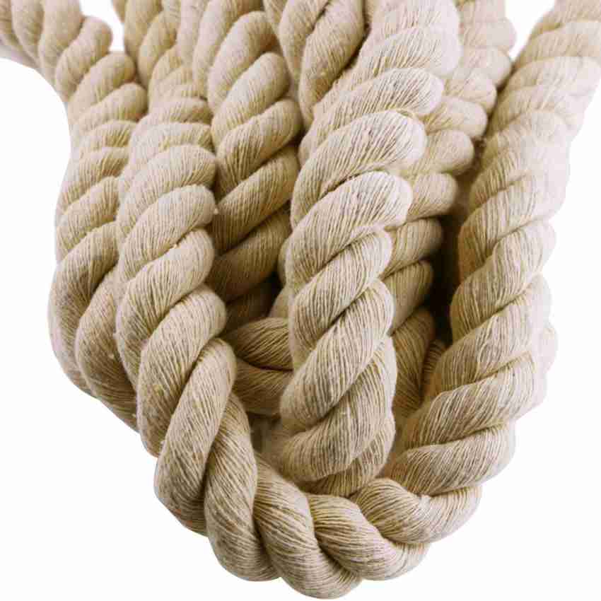 Hiken Tug of War Olympic Cotton Rope White 10Meters - 40mm Thickness Battle  Rope Price in India - Buy Hiken Tug of War Olympic Cotton Rope White  10Meters - 40mm Thickness Battle