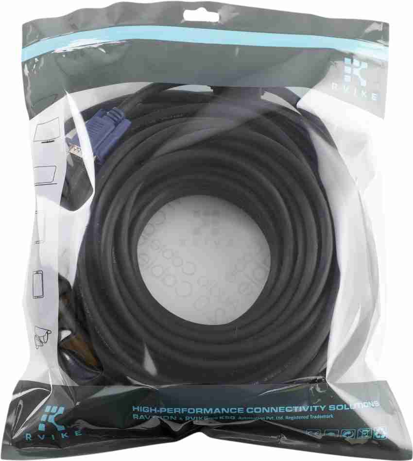 Rvike VGA Cable 20 m VGA Cable With Premium Blue Connectors 20