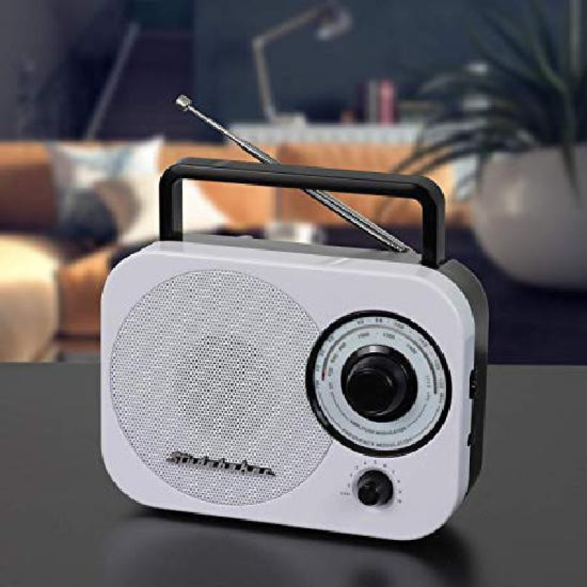 Studebaker AM/FM Radio Retro Classic SB-2000 White/Black Portable AM/FM  Radio FM Radio - Studebaker :