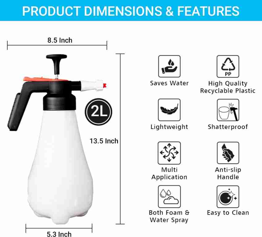 Eco365 Car Wash Foam Sprayer 2 L Hand Held Sprayer Price in