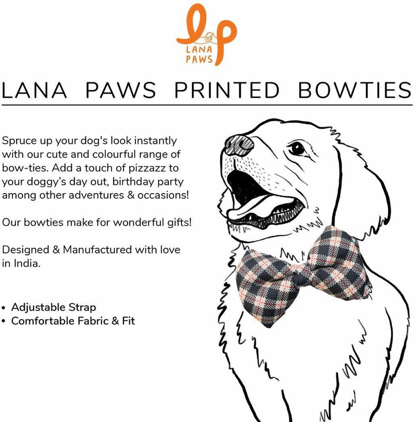 Burberry dog bow online tie