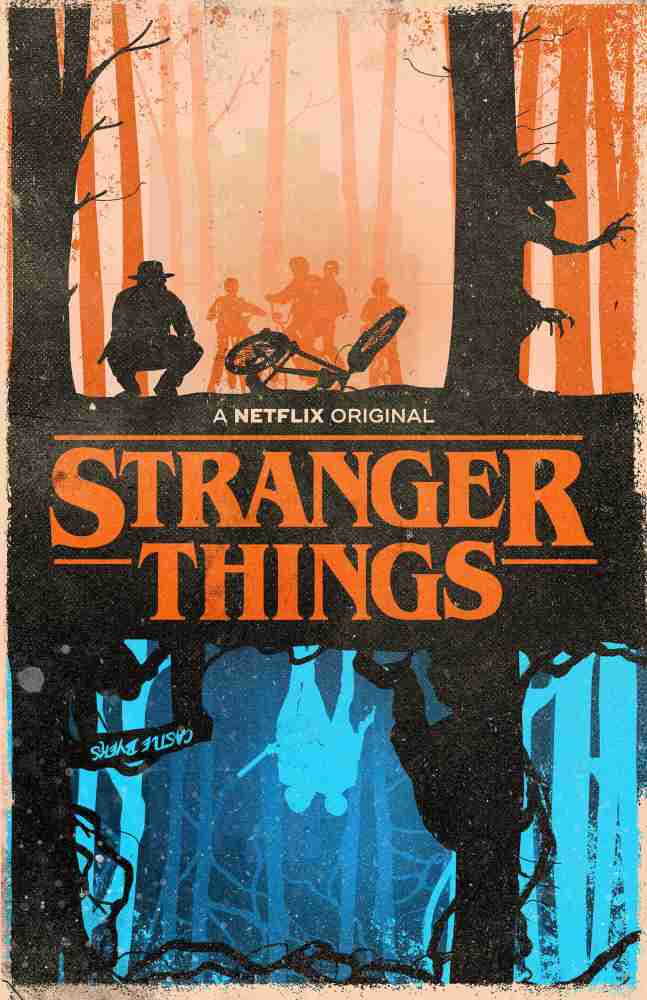 Stranger Things Season 5 The Final Season Netflix A4 Poster Art