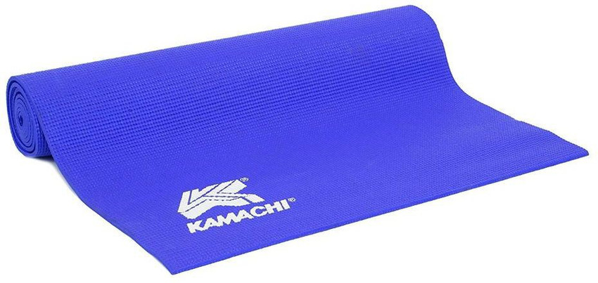 KAMACHI Non Slip Blue 6 mm Yoga Mat Buy KAMACHI Non Slip Blue 6 mm Yoga Mat Online at Best Prices in India Sports Fitness Flipkart