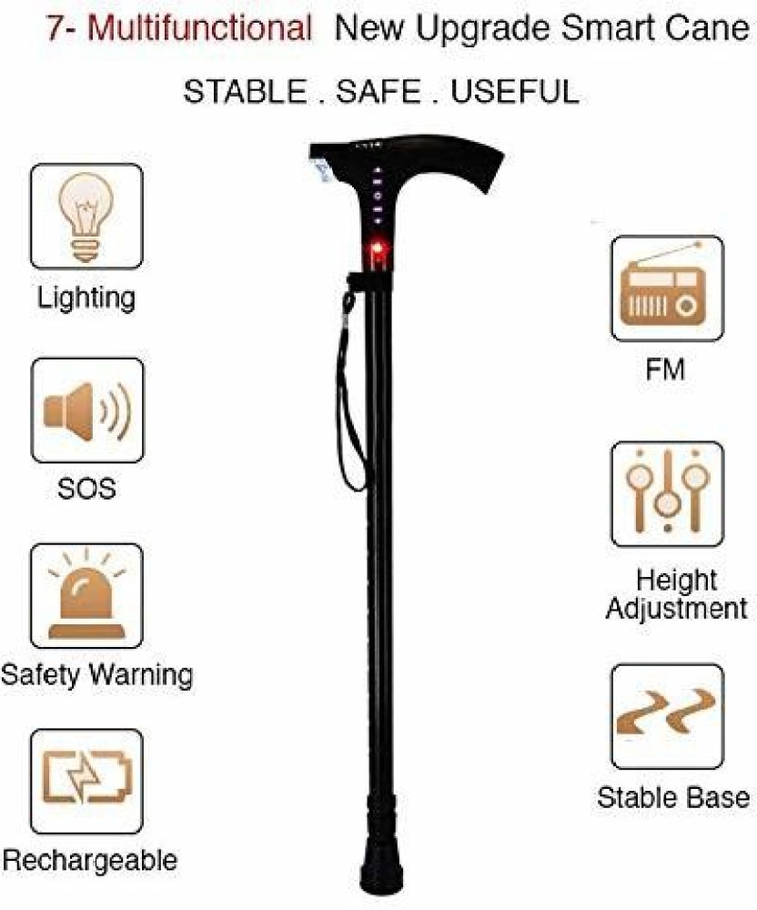 Buy NEOSAFE Automatic Folding walking stick cane stick Walking