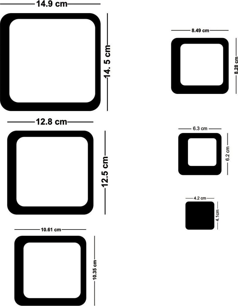 Delidge 13.97 cm Silver Paper Mirror Sheet Sticker(6x6-inch) (24) Removable  Sticker Price in India - Buy Delidge 13.97 cm Silver Paper Mirror Sheet  Sticker(6x6-inch) (24) Removable Sticker online at
