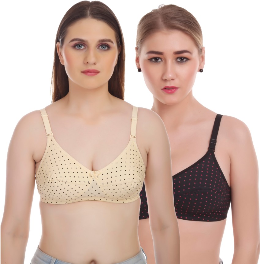 Buy Alishan Set of 2 Designer Lightly Padded Women's T-Shirt Bras