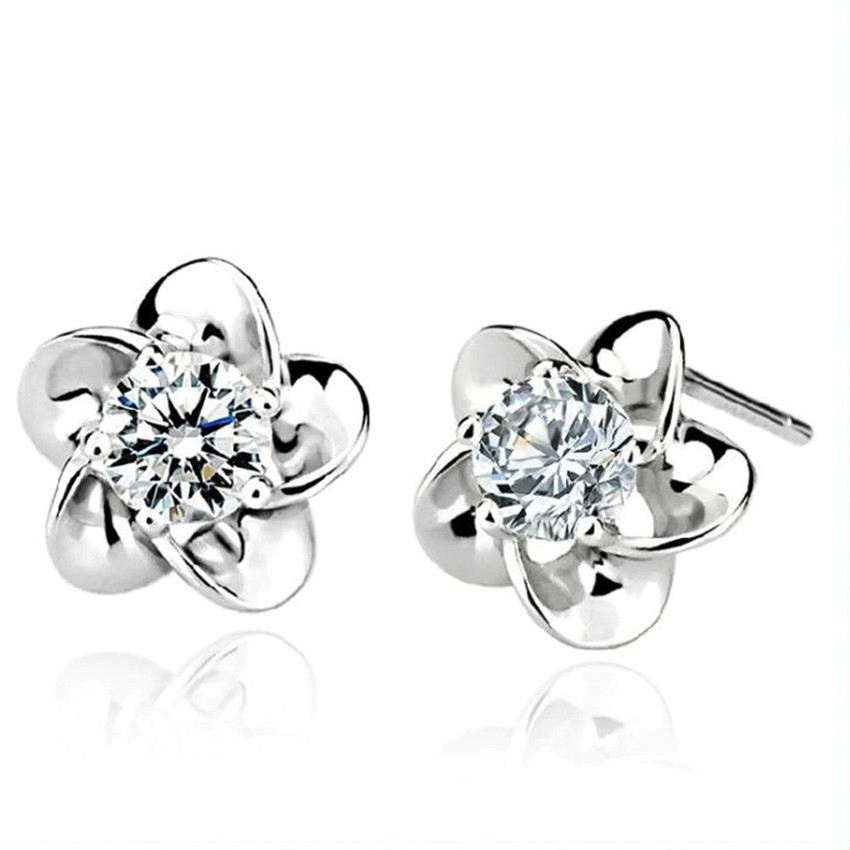 Silver shoppee earrings sale