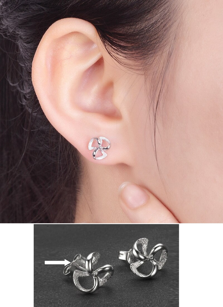 Flipkart Buy Silver Shoppee Silver Shoppee Sterling Silver Earrings for Baby Girls Girls and Women SSER1513 Sterling Silver Stud Earring Online at Best Prices in India