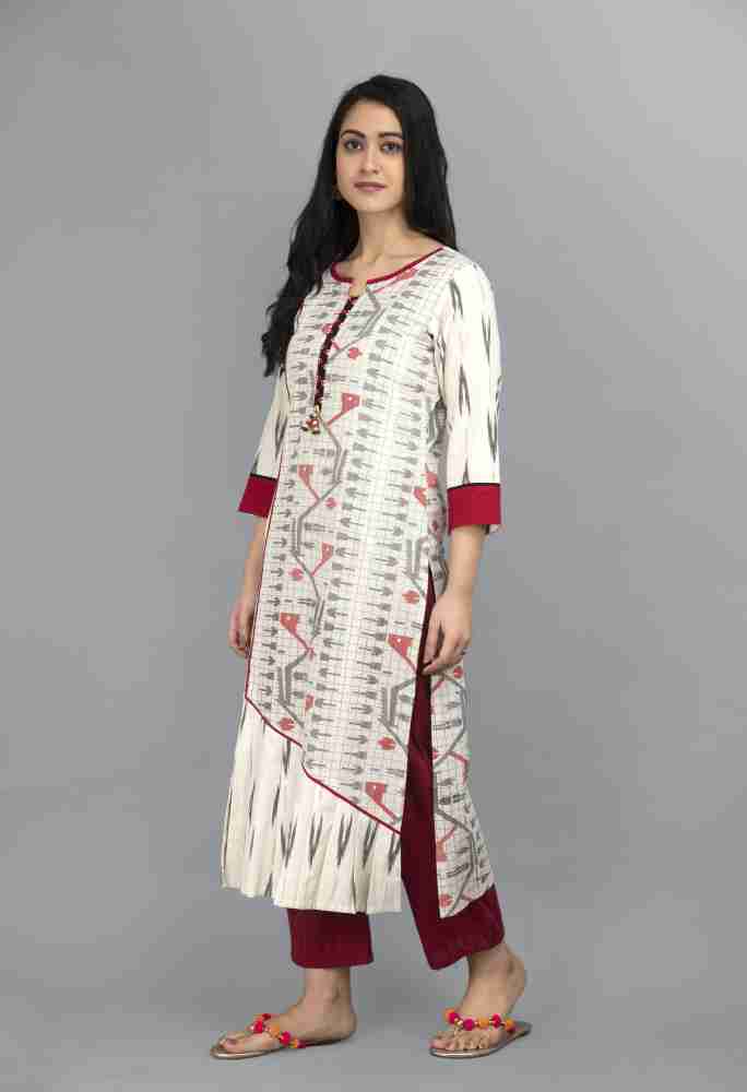 Sabhyata Women Printed Straight Kurta Buy Sabhyata Women Printed