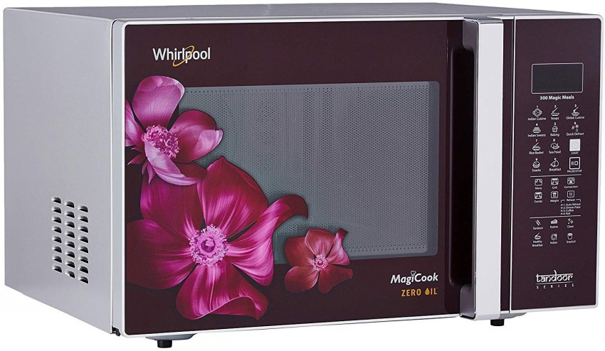 whirlpool magicook convection black mirror 30l microwave