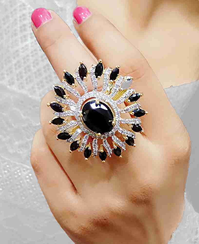 Casual Wear Black Fashion Women Rings, Size: Adjustable at Rs 80 in Greater  Noida