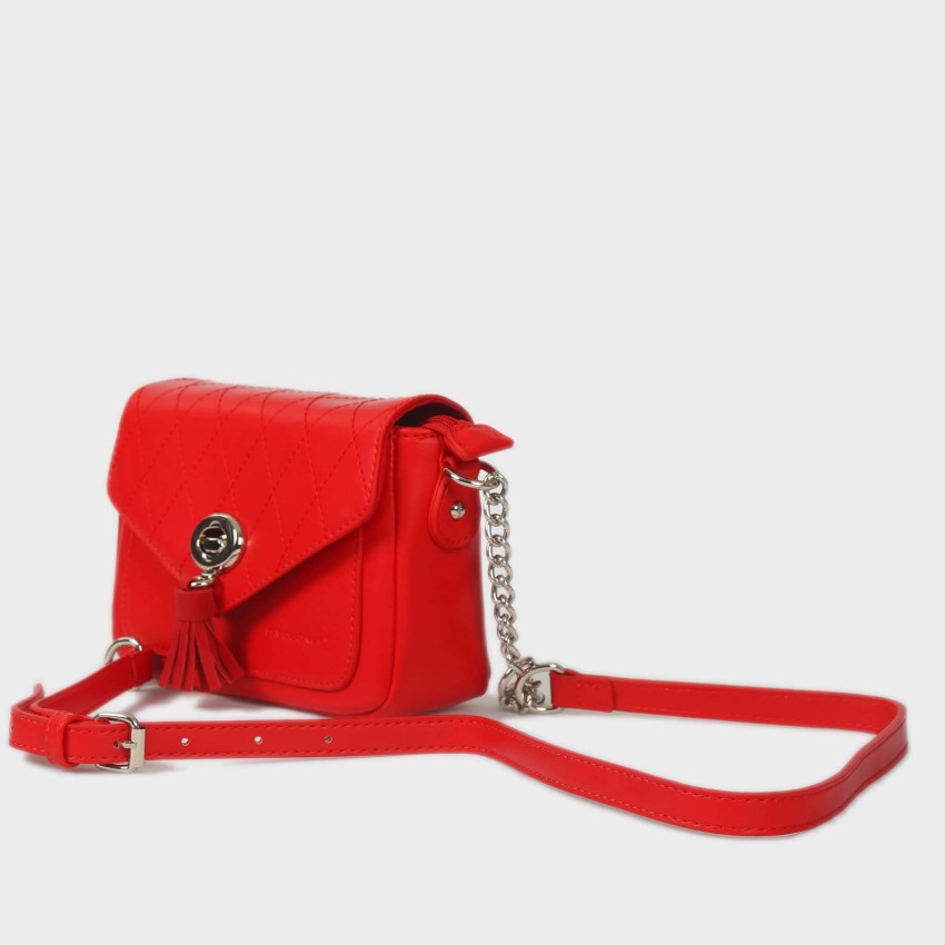 David Jones Red Sling Bag Sling Bag For Women - Red Red - Price in