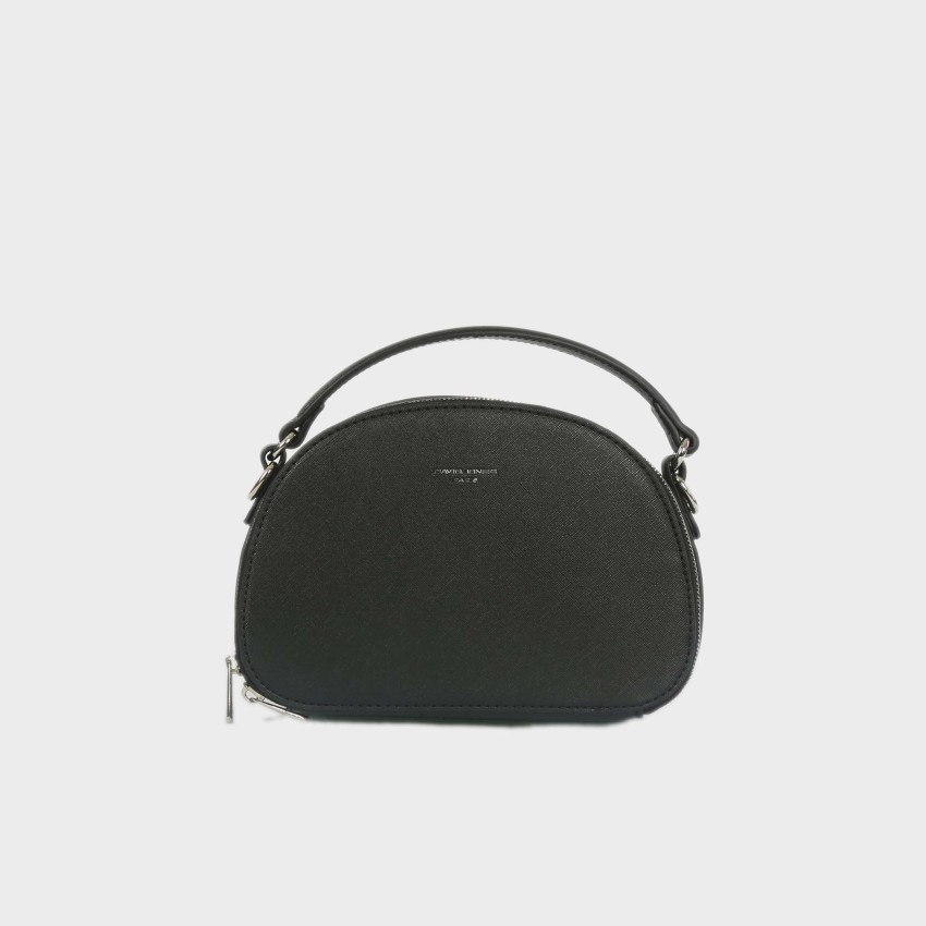 Buy David Jones Men & Women Black Sling Bag Black Online @ Best Price in  India