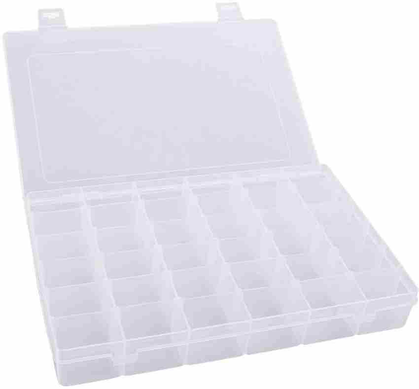 Buy HEMJEX Plastic Jewelry Grid Organizer Box with Imitation Adjustable  Dividers 36 Grid Boxes for Travel, Home, Jewelry Small Storage Box Case  Online at Lowest Price Ever in India