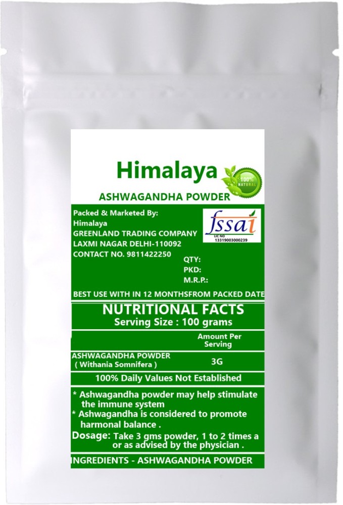 Himalaya 2025 ashwagandha contents