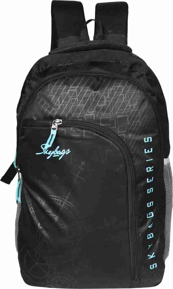 SKYBAGS Backpack School College Office with Rain Cover For Girls and Boys 30 L Laptop Backpack Black Price in India Flipkart