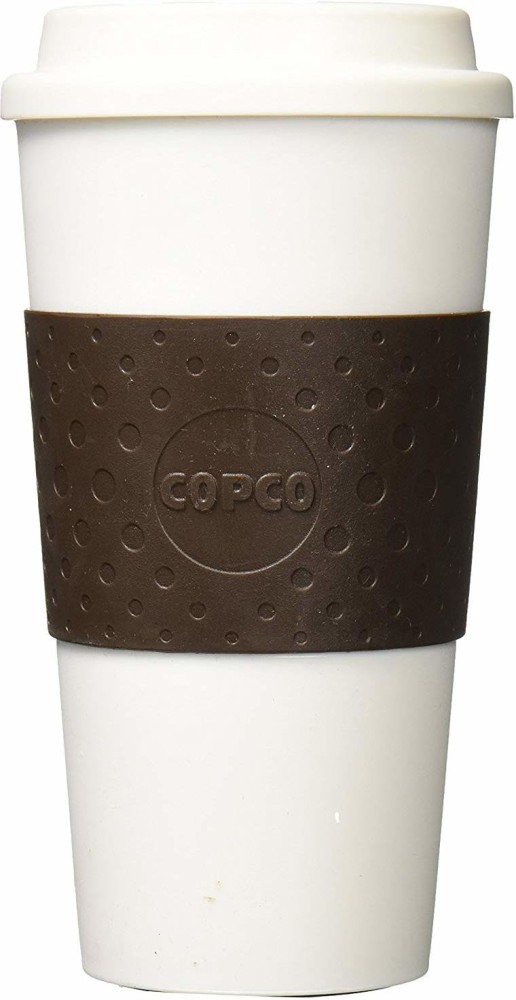 Copco Plastic Acadia Travel Mug, 16-Ounce, Brown