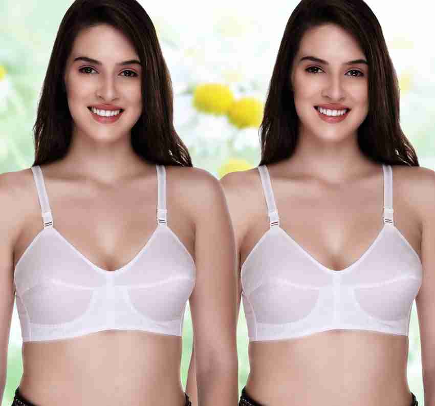 SONA by BEE-HEART Full Coverage Everyday 100% Cotton Elastic Strap Bra  Women Minimizer Non Padded Bra - Buy SONA by BEE-HEART Full Coverage  Everyday 100% Cotton Elastic Strap Bra Women Minimizer Non