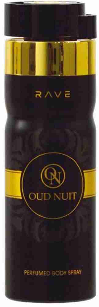 RAVE Oud Nuit Perfume Body Spray 200 ML Perfume Body Spray For