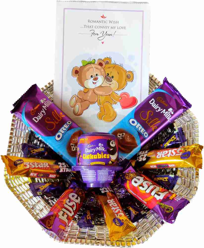 FestivalsBazar Square Shaped Mouthwatering Birthday Gift Hamper Of