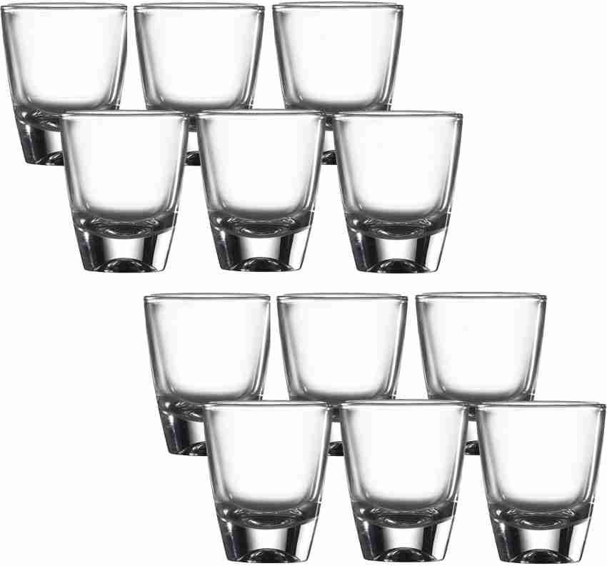 Buy BINZO Shot Glasses Set, 30 ml, Set of 12, Whisky Shot Glass