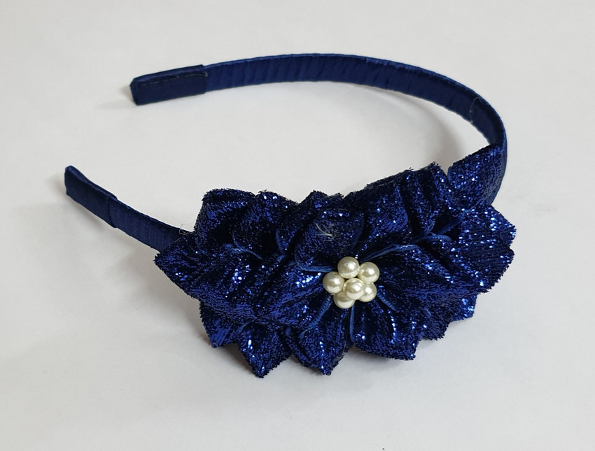 Belleza Crafting with Creativity Dark Blue Glitter Color Flower