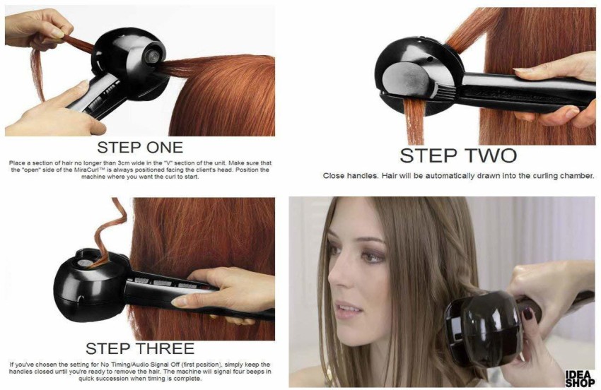 Buy Perfect Hair Curler Roller Machine for women Black at Sehgall G16   Sehgall
