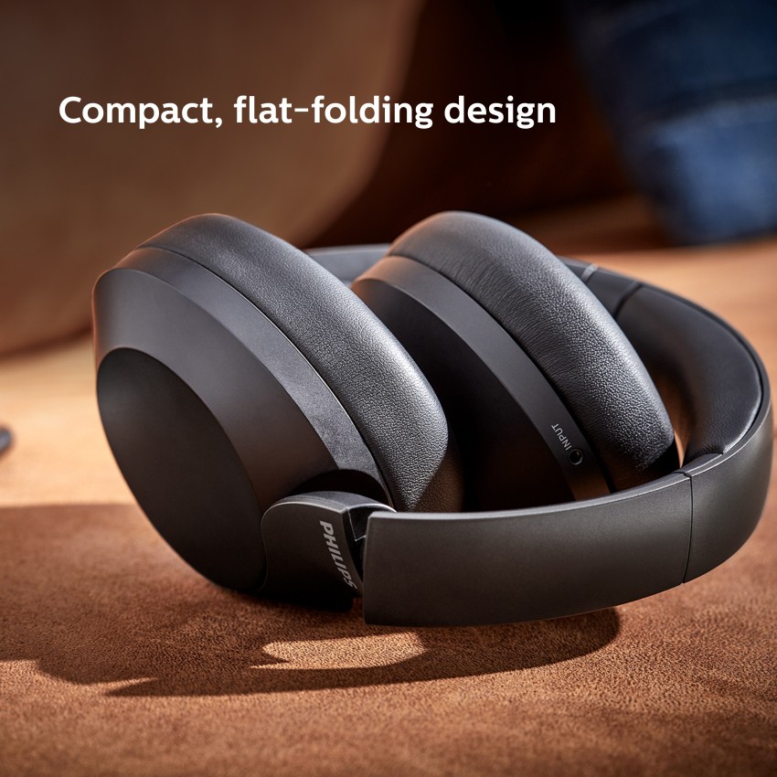 PHILIPS TAPH805BK/10 Wireless Headphone with Touch Control, Active